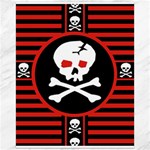 Skull Cross Canvas 16  x 20 