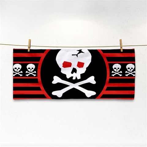Skull Cross Hand Towel from ArtsNow.com Front