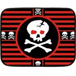 Skull Cross Fleece Blanket (Mini)