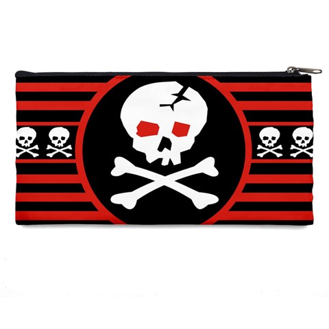 Skull Cross Pencil Case from ArtsNow.com Back