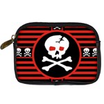 Skull Cross Digital Camera Leather Case