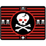 Skull Cross Fleece Blanket (Large)