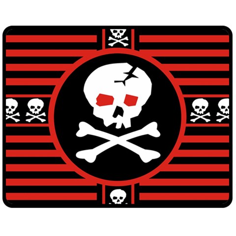 Skull Cross Fleece Blanket (Medium) from ArtsNow.com 60 x50  Blanket Front