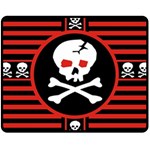 Skull Cross Fleece Blanket (Medium)