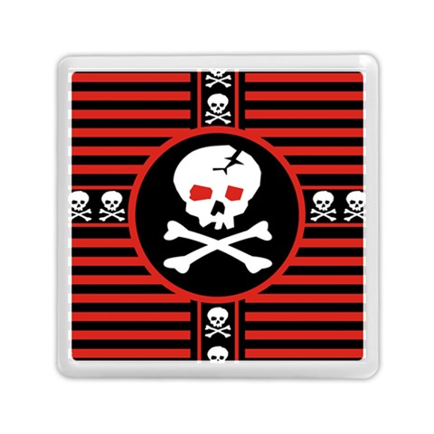 Skull Cross Memory Card Reader (Square) from ArtsNow.com Front