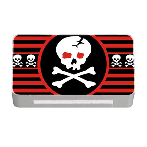 Skull Cross Memory Card Reader with CF from ArtsNow.com Front