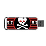 Skull Cross Portable USB Flash (One Side)