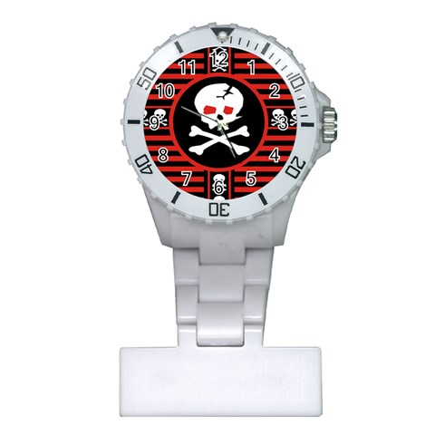 Skull Cross Plastic Nurses Watch from ArtsNow.com Front