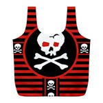 Skull Cross Full Print Recycle Bag (L)