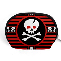 Skull Cross Accessory Pouch (Medium) from ArtsNow.com Front