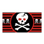 Skull Cross Satin Wrap
