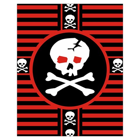 Skull Cross Drawstring Pouch (XL) from ArtsNow.com Front