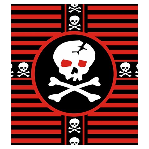 Skull Cross Drawstring Pouch (XXL) from ArtsNow.com Front