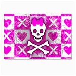 Skull Princess Postcard 4 x 6  (Pkg of 10)