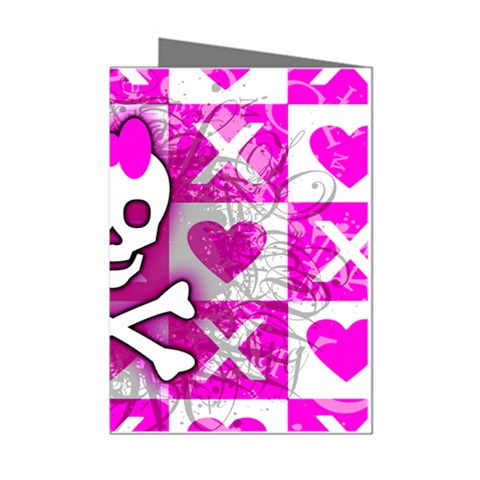 Skull Princess Mini Greeting Cards (Pkg of 8) from ArtsNow.com Left