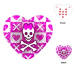 Skull Princess Playing Cards Single Design (Heart)