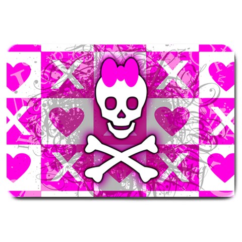 Skull Princess Large Doormat from ArtsNow.com 30 x20  Door Mat