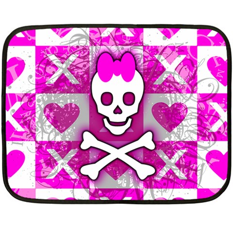 Skull Princess Fleece Blanket (Mini) from ArtsNow.com 35 x27  Blanket