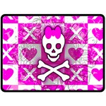 Skull Princess Fleece Blanket (Large)