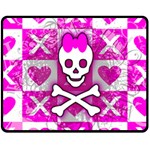 Skull Princess Fleece Blanket (Medium)