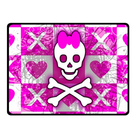 Skull Princess Fleece Blanket (Small) from ArtsNow.com 50 x40  Blanket Front