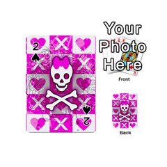 Skull Princess Playing Cards 54 Designs (Mini) from ArtsNow.com Front - Spade2