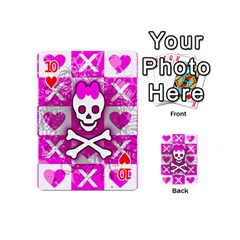 Skull Princess Playing Cards 54 Designs (Mini) from ArtsNow.com Front - Heart10