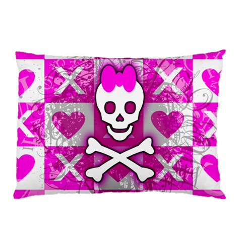 Skull Princess Pillow Case (Two Sides) from ArtsNow.com Front