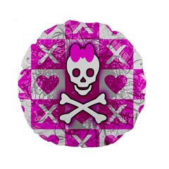 Skull Princess Standard 15  Premium Round Cushion  from ArtsNow.com Front