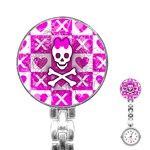 Skull Princess Stainless Steel Nurses Watch