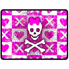 Skull Princess Double Sided Fleece Blanket (Large) from ArtsNow.com 80 x60  Blanket Front