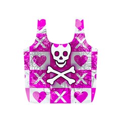 Skull Princess Full Print Recycle Bag (S) from ArtsNow.com Front