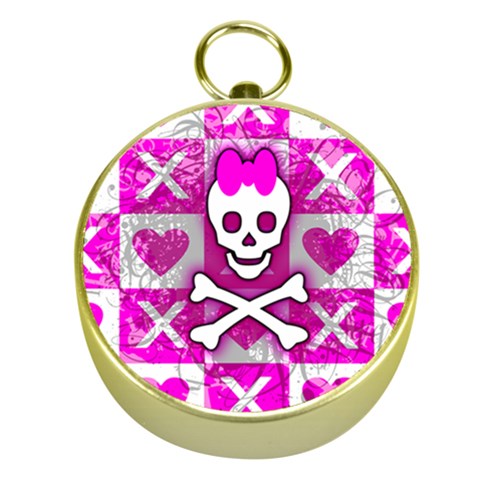 Skull Princess Gold Compass from ArtsNow.com Front
