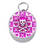 Skull Princess Silver Compass (Mini)