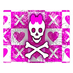 Skull Princess Double Sided Flano Blanket (Large) from ArtsNow.com 80 x60  Blanket Front