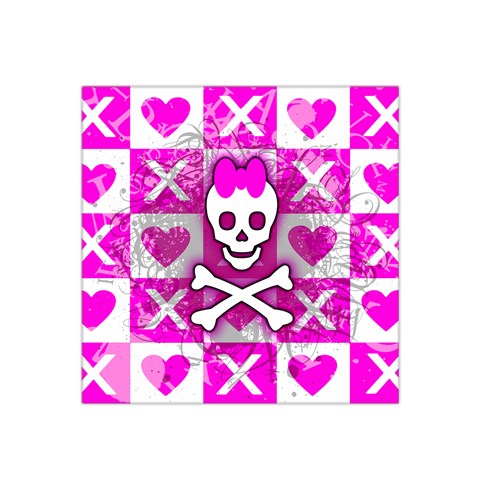 Skull Princess Satin Bandana Scarf from ArtsNow.com Front