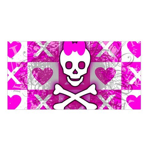 Skull Princess Satin Shawl from ArtsNow.com Front