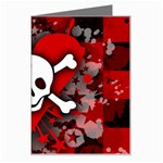 Skull Romance  Greeting Card