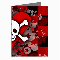 Skull Romance  Greeting Cards (Pkg of 8) from ArtsNow.com Left