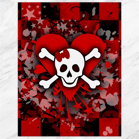 Skull Romance  Canvas 12  x 16  from ArtsNow.com 11.86 x15.41  Canvas - 1