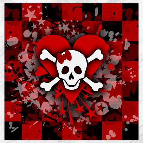 Skull Romance  Canvas 16  x 16  from ArtsNow.com 15.2 x15.41  Canvas - 1