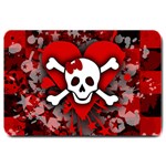 Skull Romance  Large Doormat