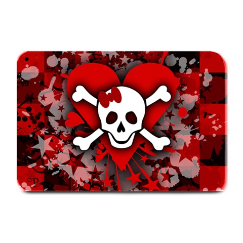 Skull Romance  Plate Mat from ArtsNow.com 18 x12  Plate Mat