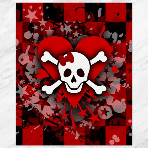 Skull Romance  Canvas 11  x 14  from ArtsNow.com 10.95 x13.48  Canvas - 1