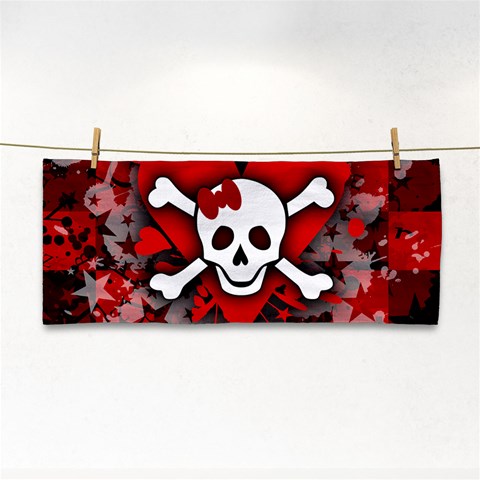 Skull Romance  Hand Towel from ArtsNow.com Front