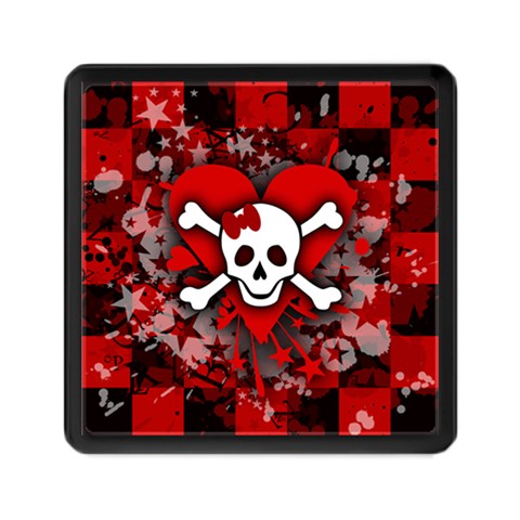 Skull Romance  Memory Card Reader (Square) from ArtsNow.com Front