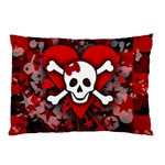 Skull Romance  Pillow Case (Two Sides)