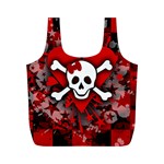 Skull Romance  Full Print Recycle Bag (M)