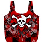 Skull Romance  Full Print Recycle Bag (XL)