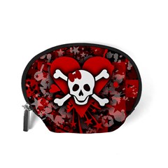 Skull Romance  Accessory Pouch (Small) from ArtsNow.com Back
